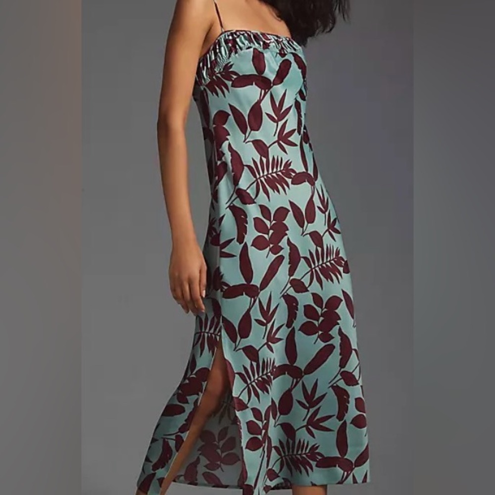 Anthropologie Floral Maxi Dress